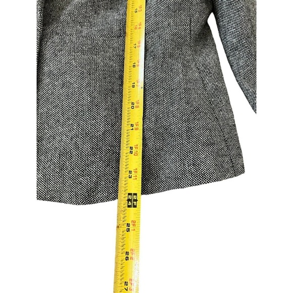 Calvin Klein Gray Blazer Womens Size 12 Sport Jacket Wool Single Button Front - Picture 10 of 11